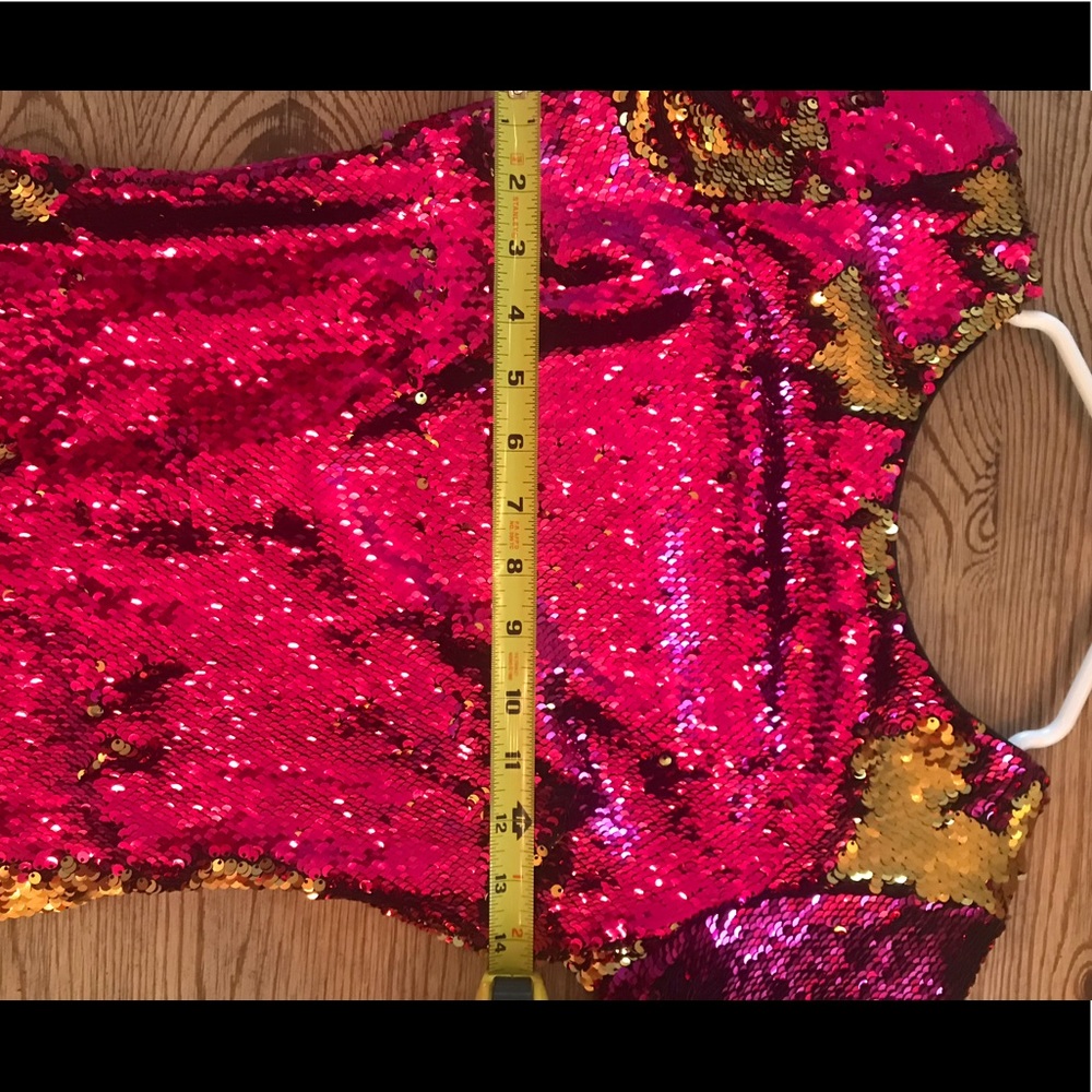 Dress the Population - Sequin Hot Pink Dress - Picture 8 of 8